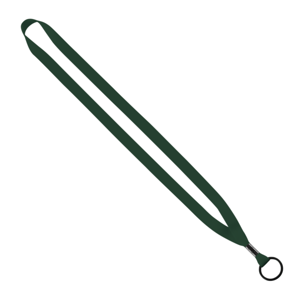 1/2" Polyester Lanyard with Metal Crimp & Split-Ring 29