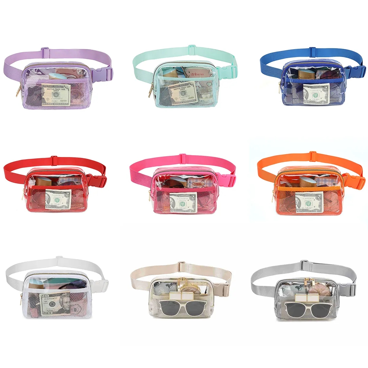 Clear Bag Stadium Approved Crossbody Fanny Belt  Pack Unisex 4