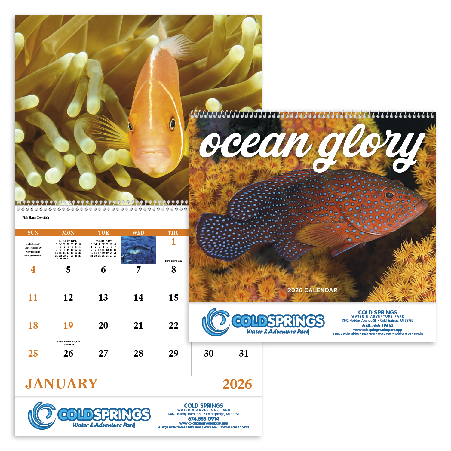 Good Value™ Ocean Glory - Spiral Calendar 54