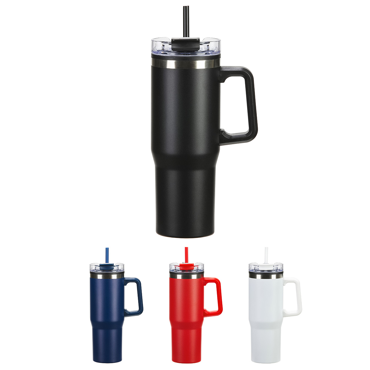 Oceanic 30 oz Stainless Steel/Polypropylene Mug with Color-Matching Handle 25