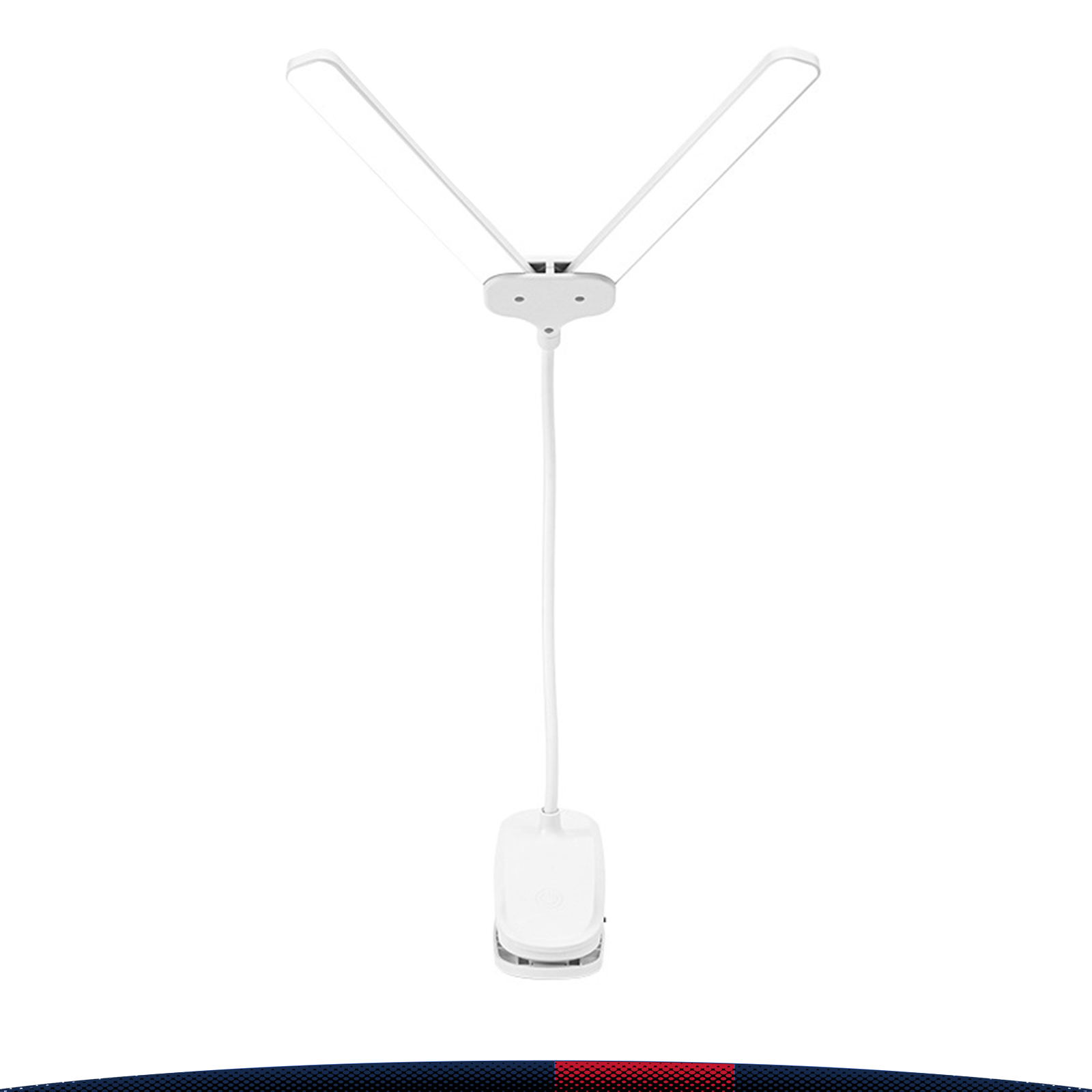 Klentor Dual Head Rechargeable LED Desk Lamp 3