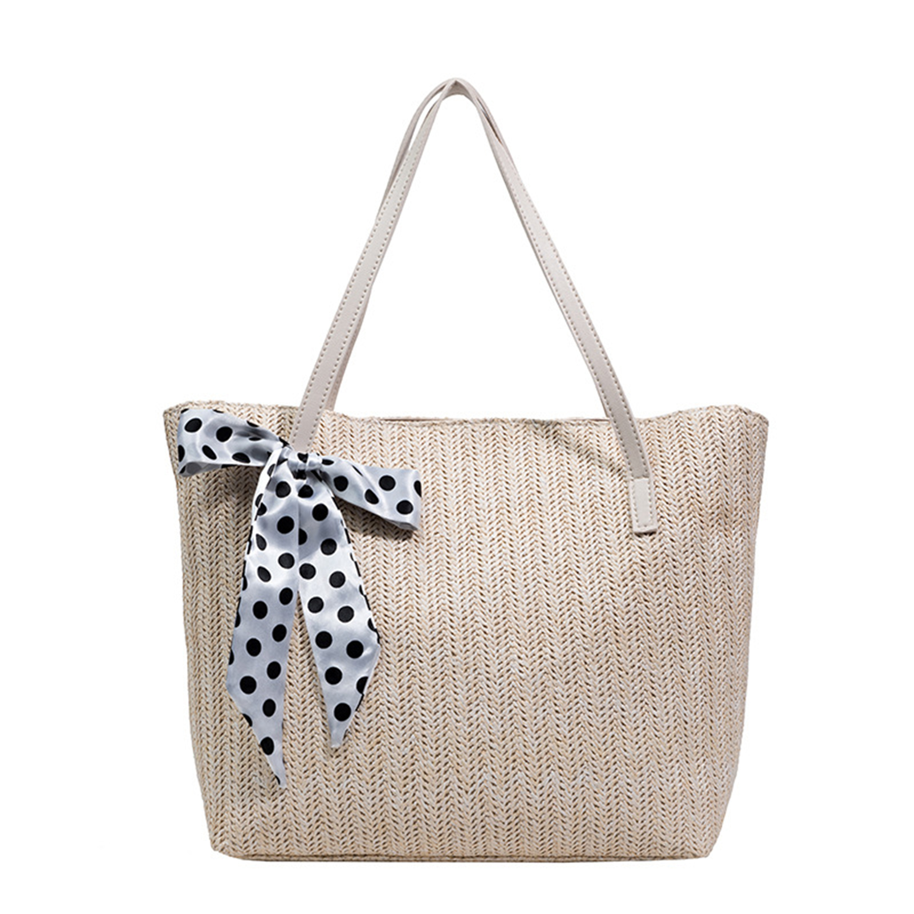 Straw Crossbody Beach Bag 3