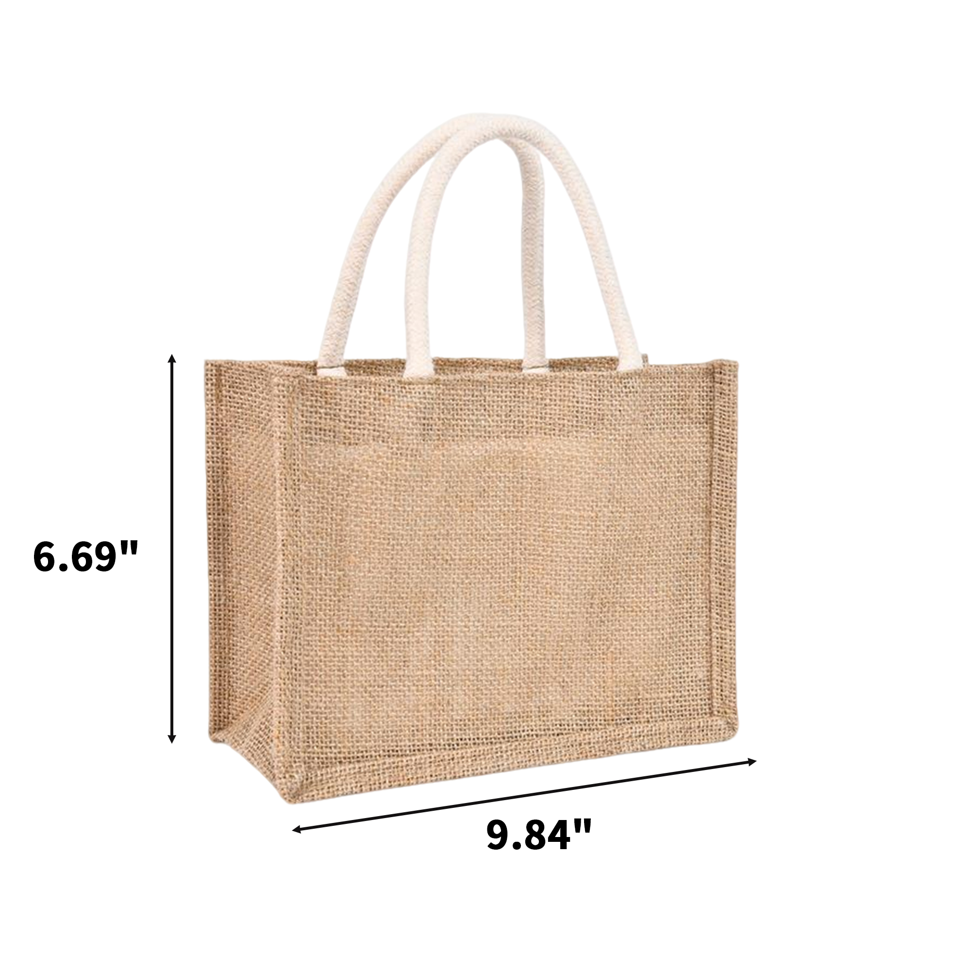 Jute Material Environmental Protection Tote Bag 2