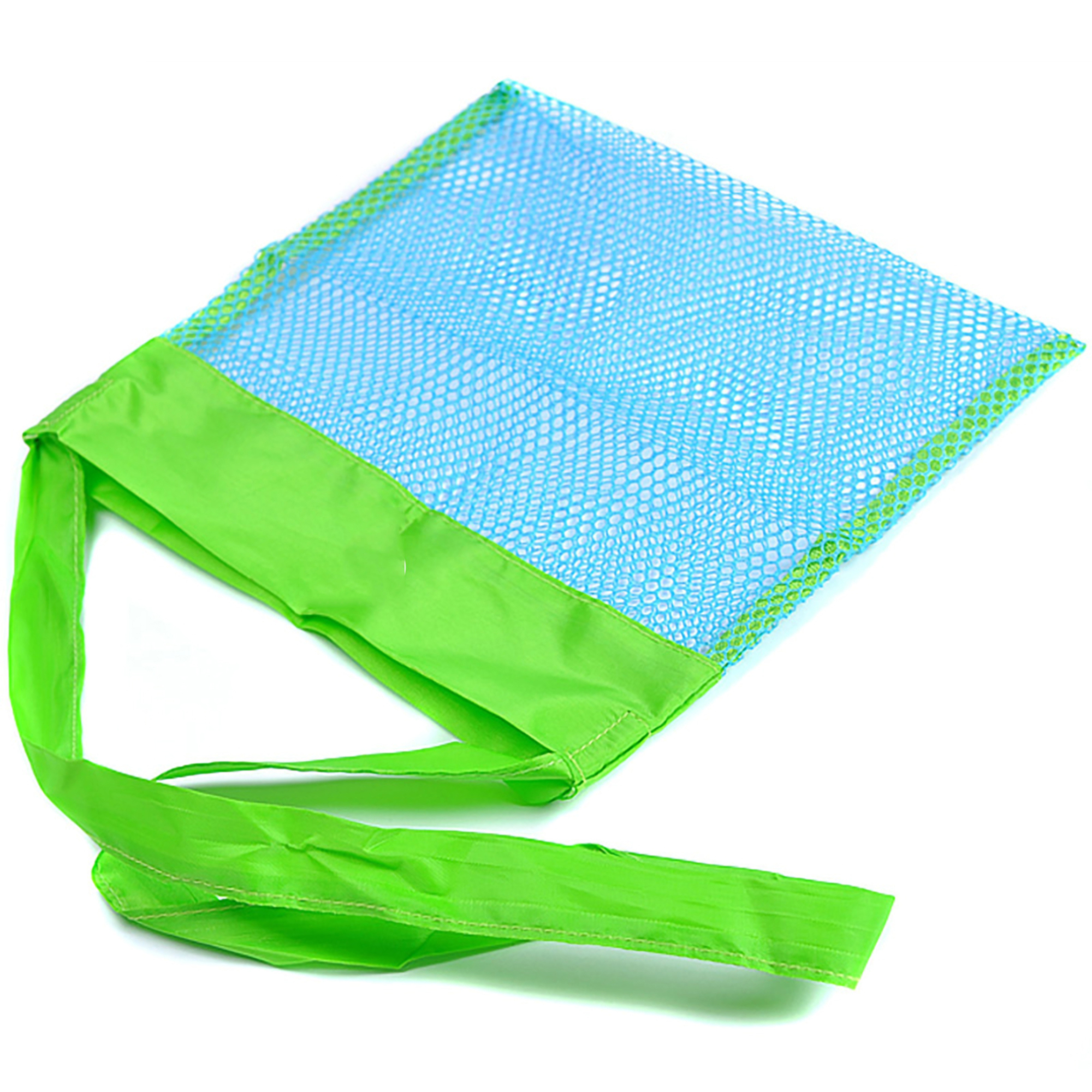 Kids Beach Seashell Collection Mesh Tote Bag 3