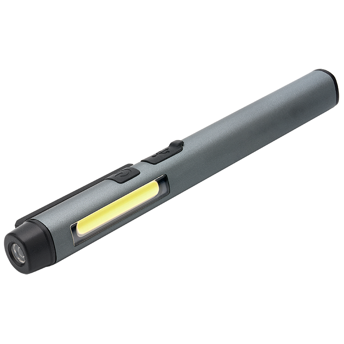 Rechargeable 3W COB/UV-A LED Pen Worklight 12