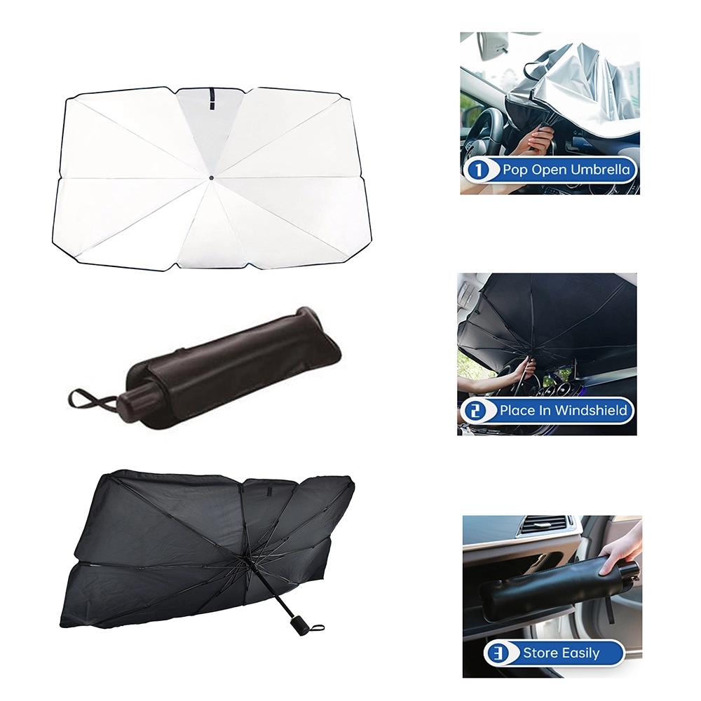 Car Windshield Sunshade Umbrella With Storage bag 2