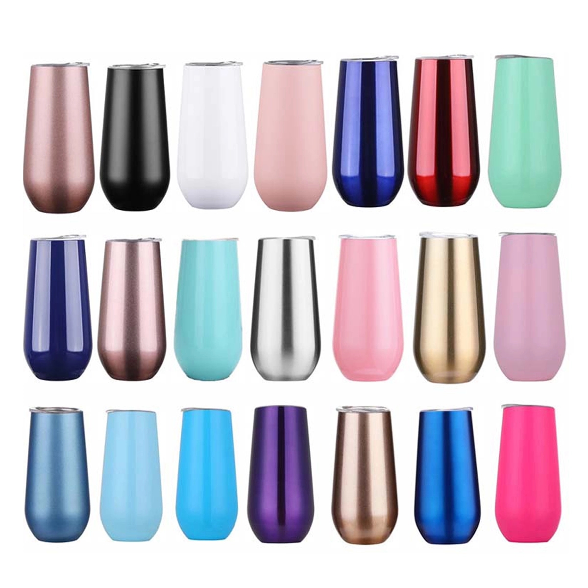 6 Oz Double Insulated Champagne Tumbler 2