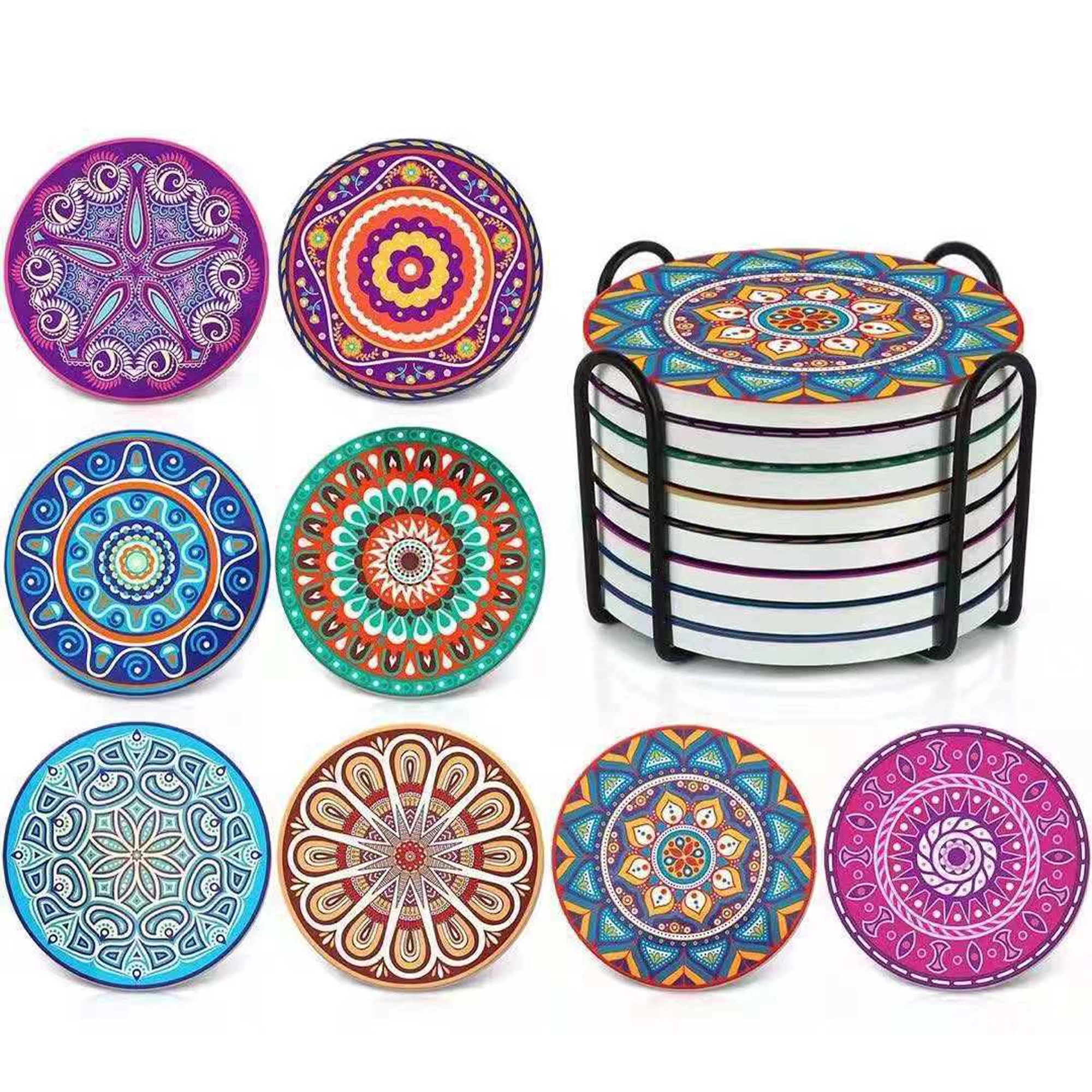Round Ceramic Absorbent Coaster