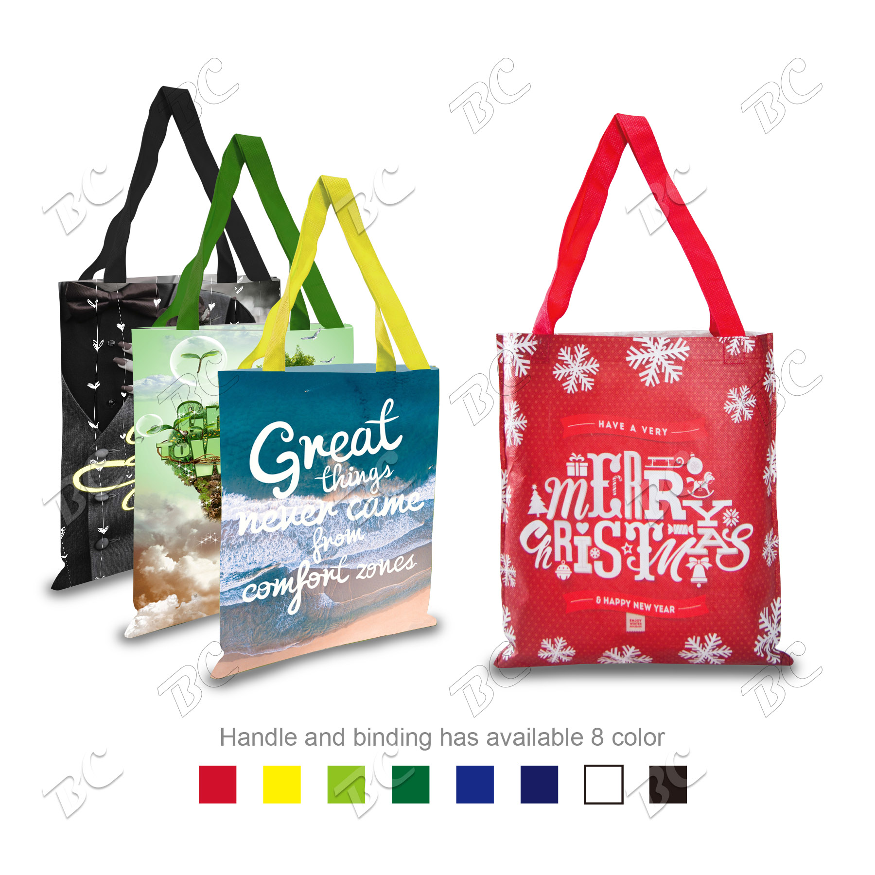 80 GSM PET Non-Woven Sublimated Tote Bag 2