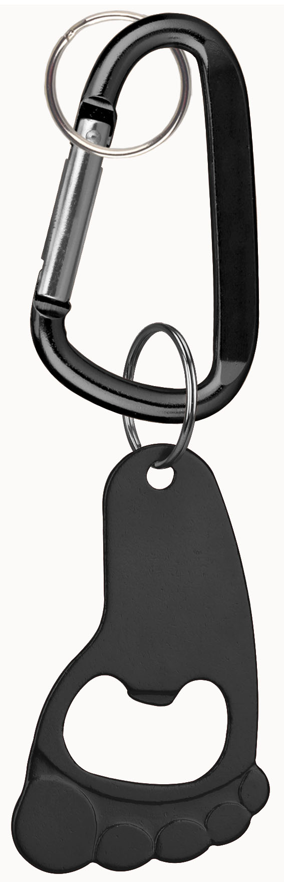 Foot Shaped Bottle Opener Key Holder and Carabiner 4