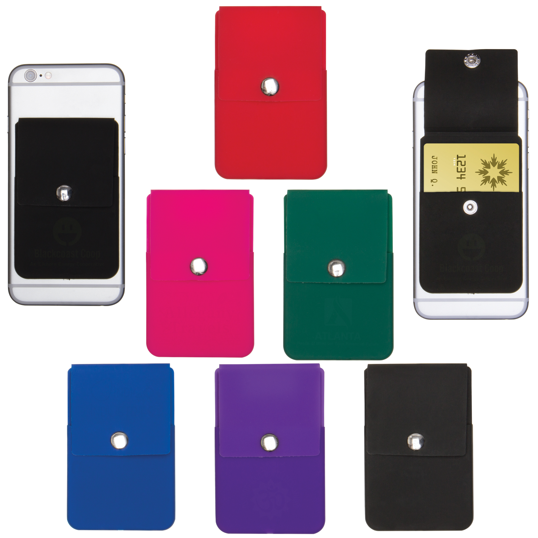 Snap Cell Phone Card Holder 2
