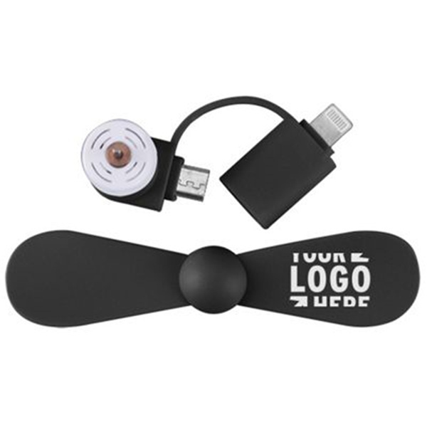 Mini Fan with Lightning and Micro USB 5