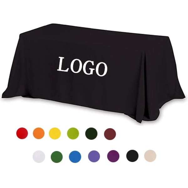 3-Sided Economy 8 Ft Table Covers 3