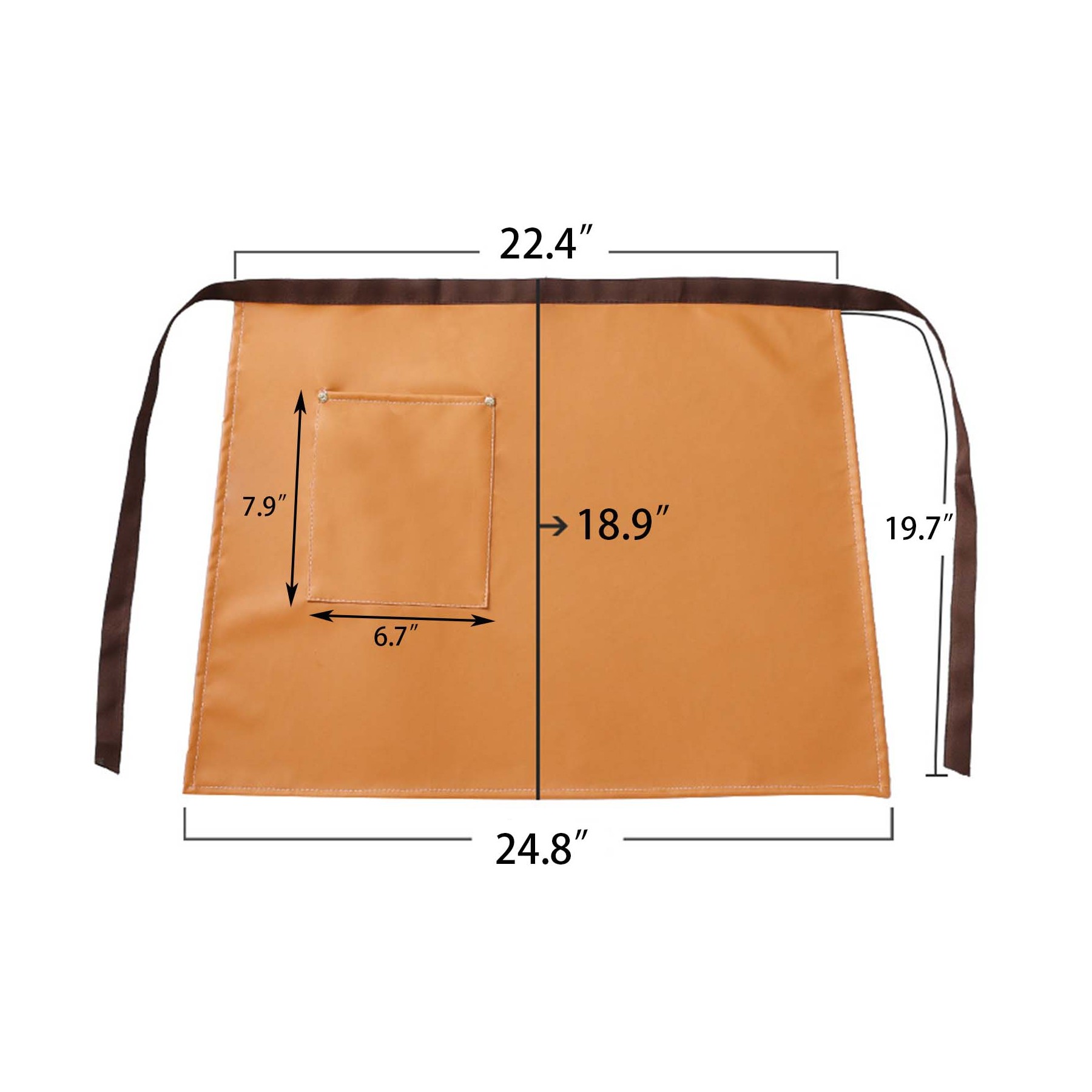 PU Leather Waist Apron 4
