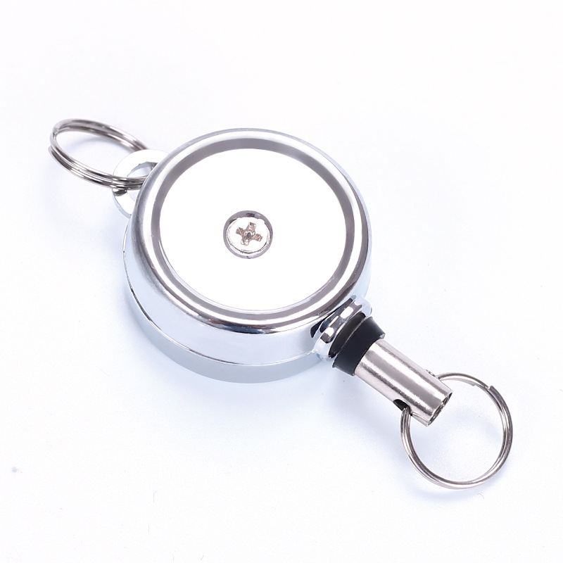 Telescopic Metal Badge Reel with Key Ring 9