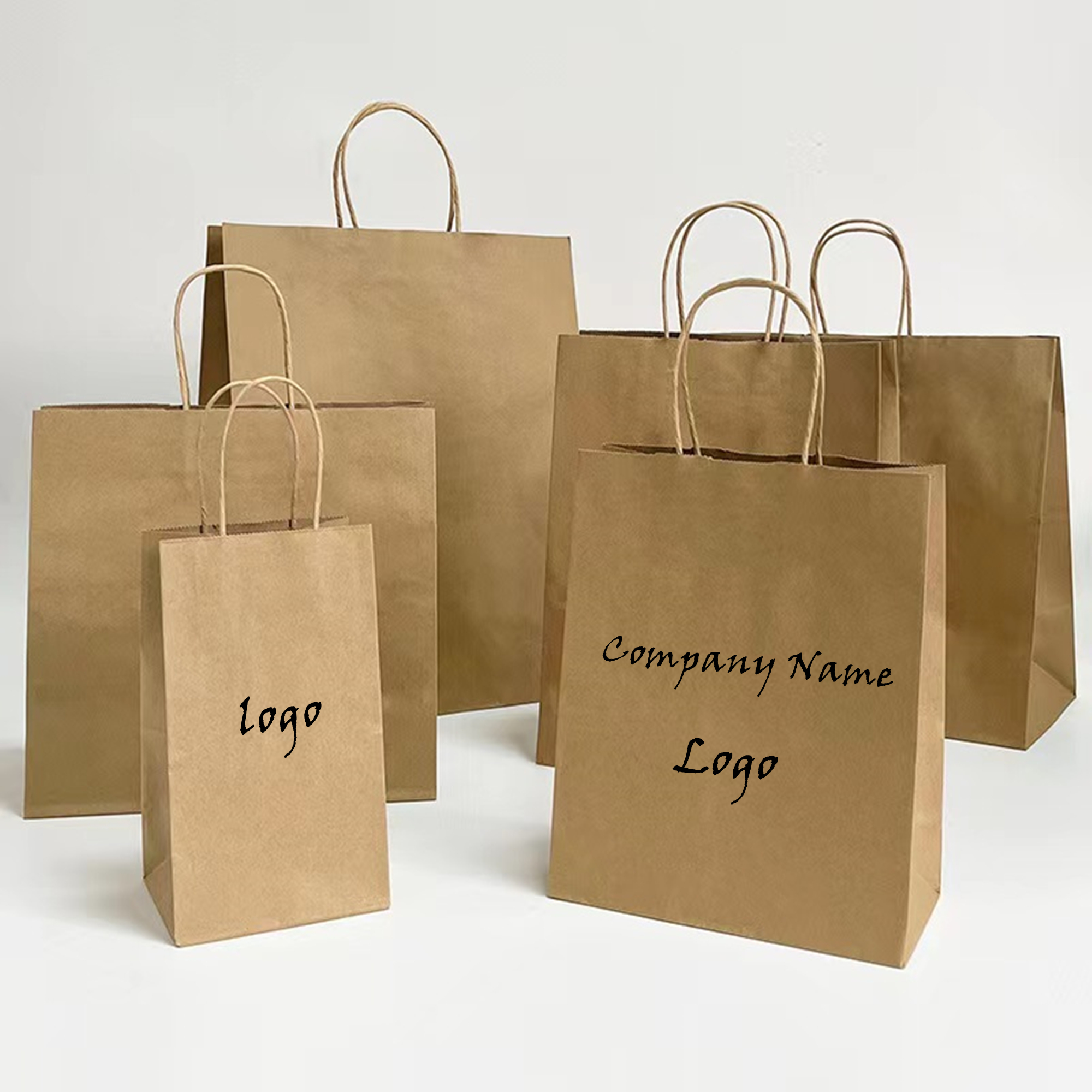 Kraft Paper Gift Bag With Handles 2