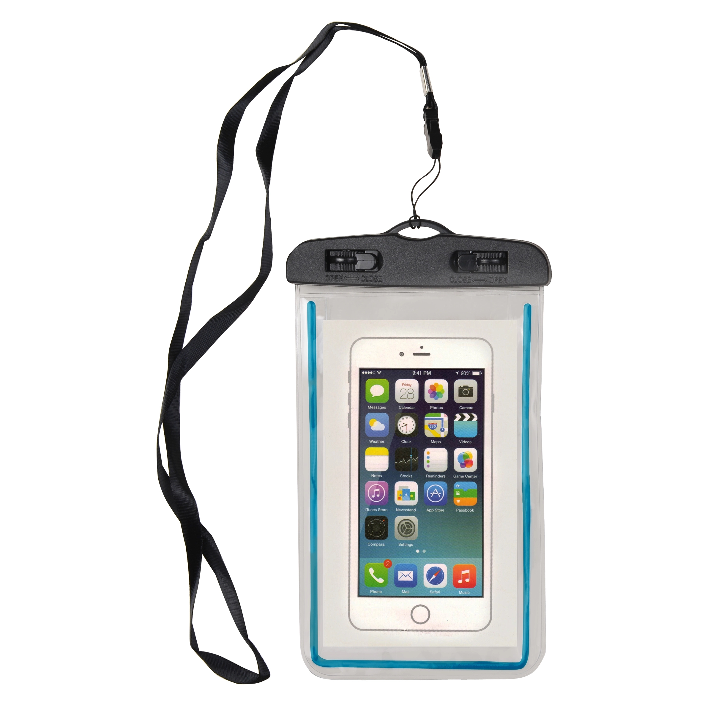 Waterproof Cell Phone Pouch with Lanyard 1