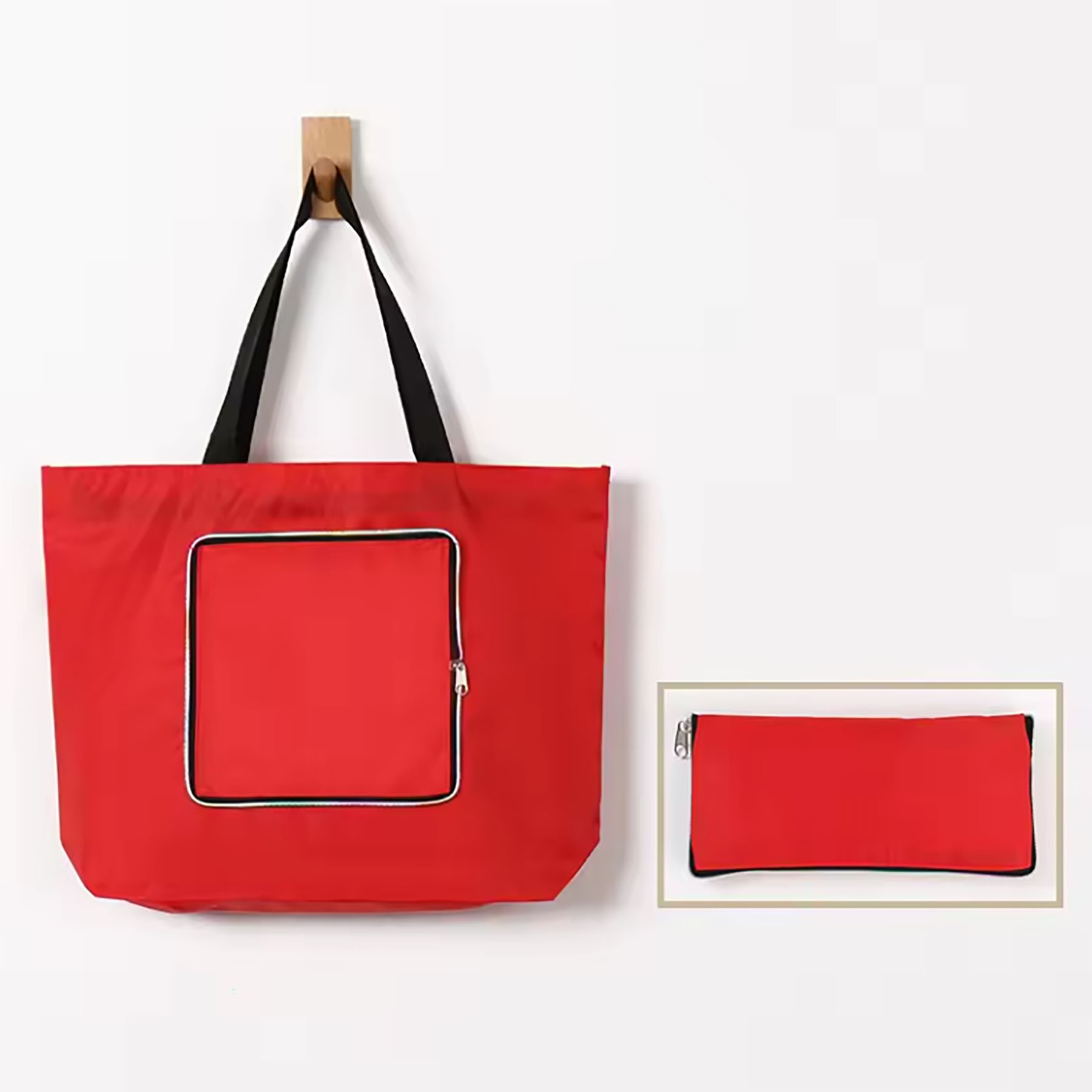 Reusable Grocery Zipper Shopping Tote Bag Shopping Bag 2