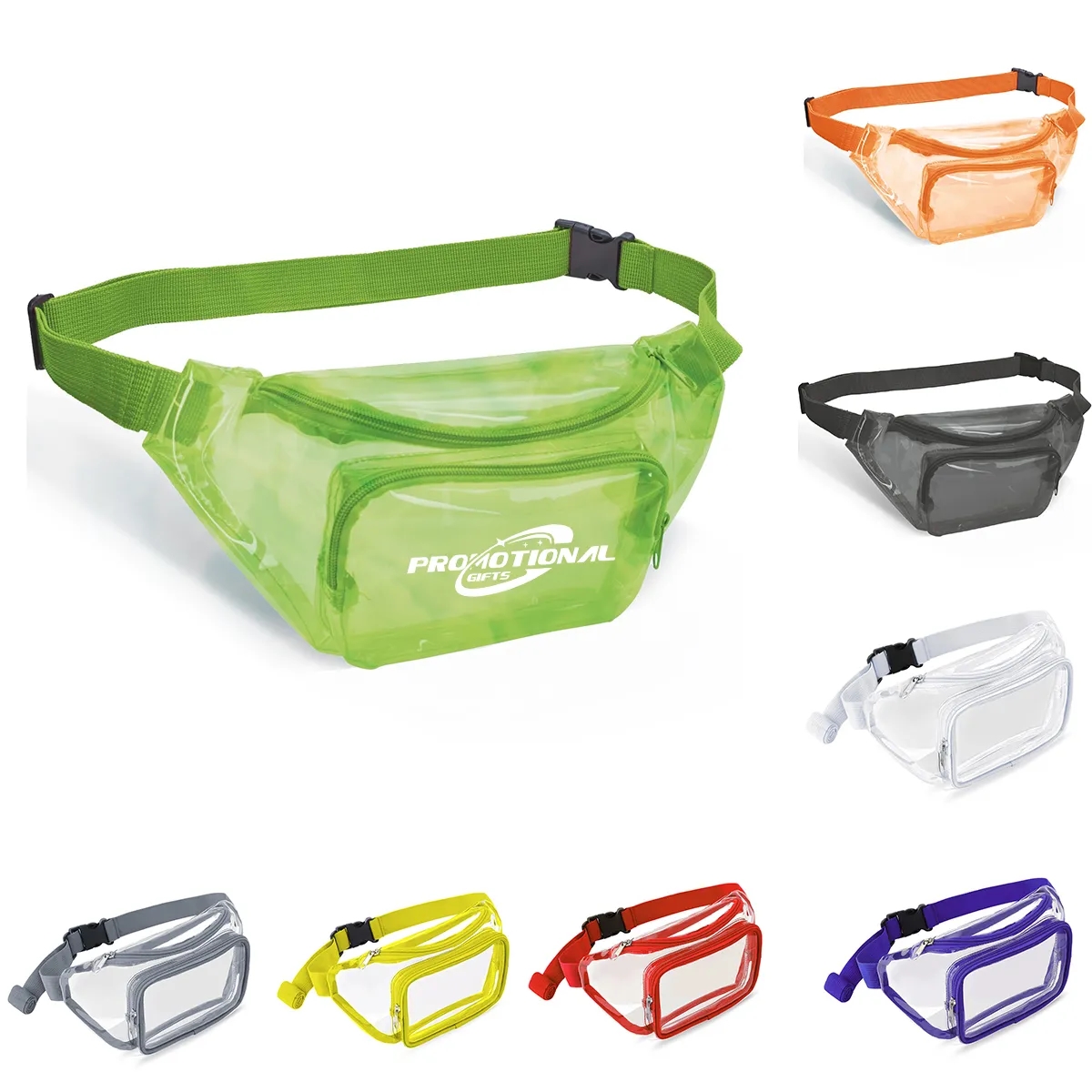 Clear Pvc Transparent Fanny Pack Waist Bag 1