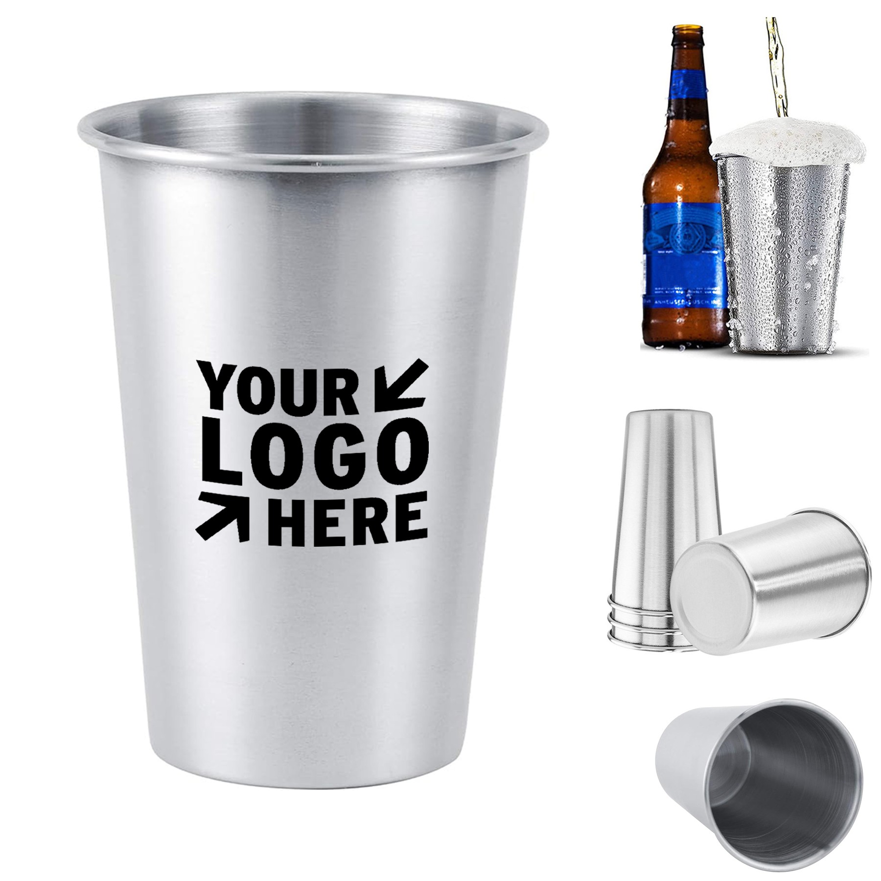 Stainless Steel Pint Cup
