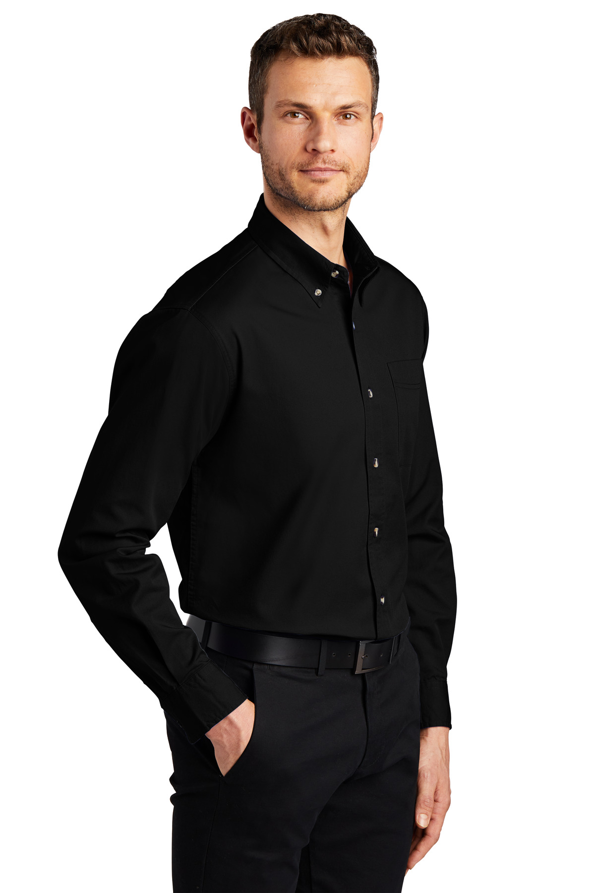 Tall Long Sleeve Twill Shirt