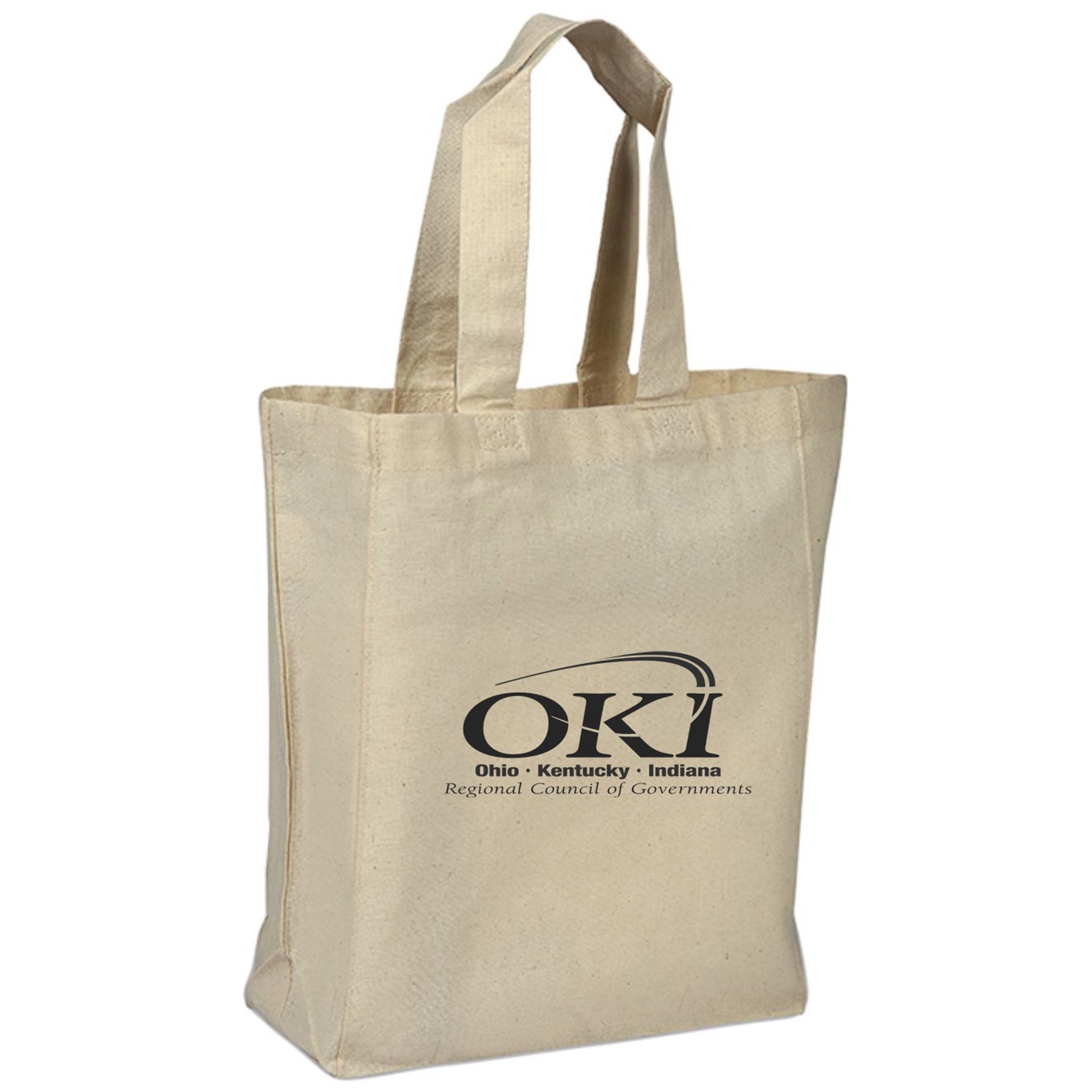 100% Cotton Canvas sheeting Multipurpose shopping Bag USA Decorated (8" x 10") 2