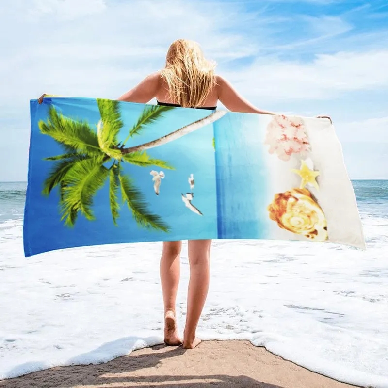 Sublimated Microfiber Beach Towel 4