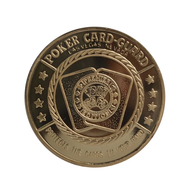Round Metal Casino Chip Challenge Coin 3