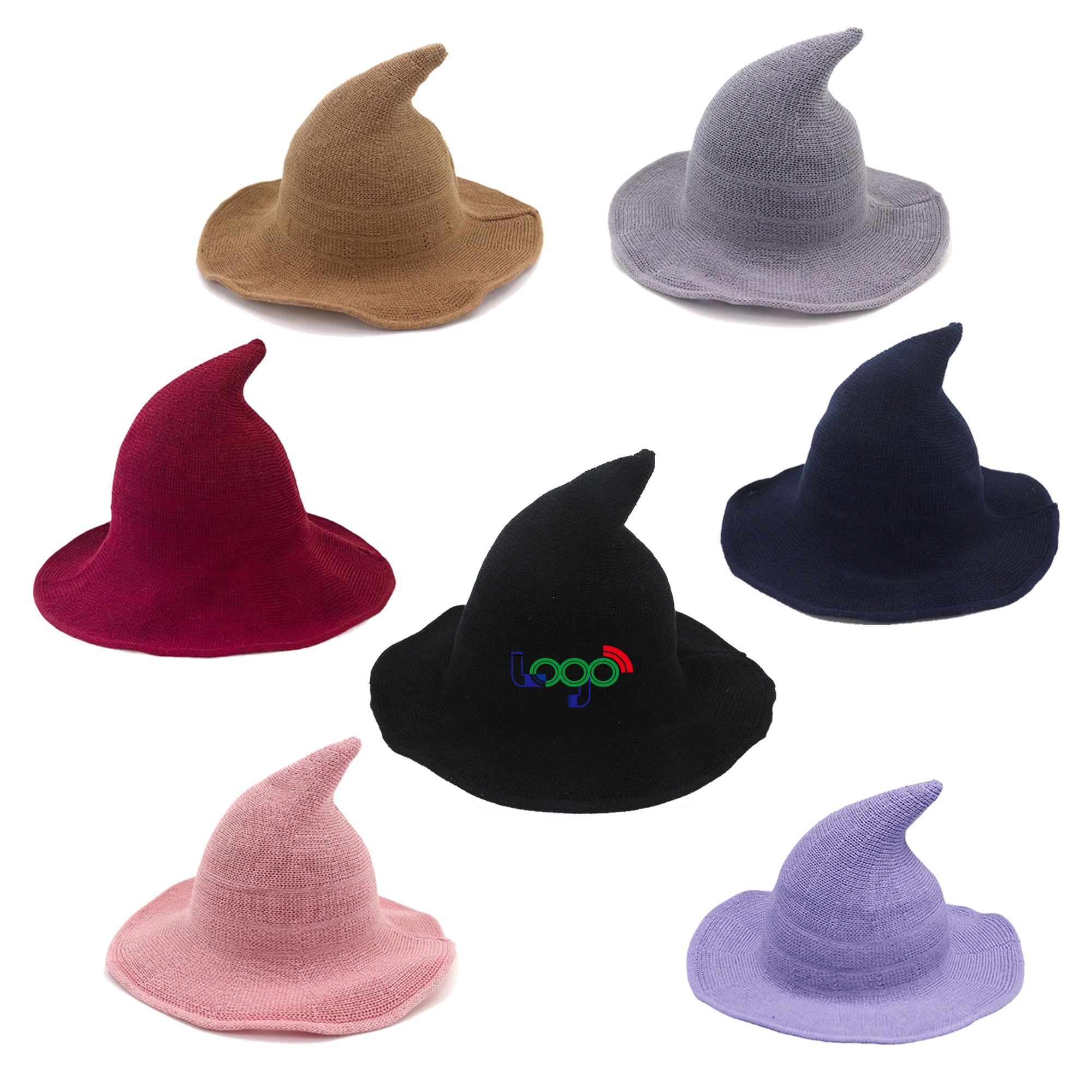 Foldable Chic Witch Hat Versatile Style Halloween Wizerd 4