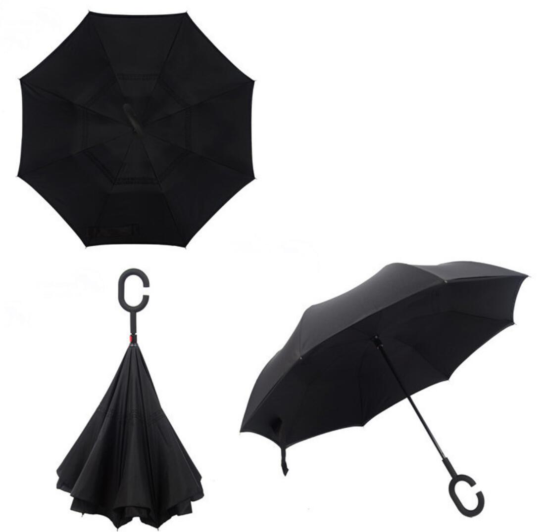 Windproof Double Layer Type C Umbrella 2