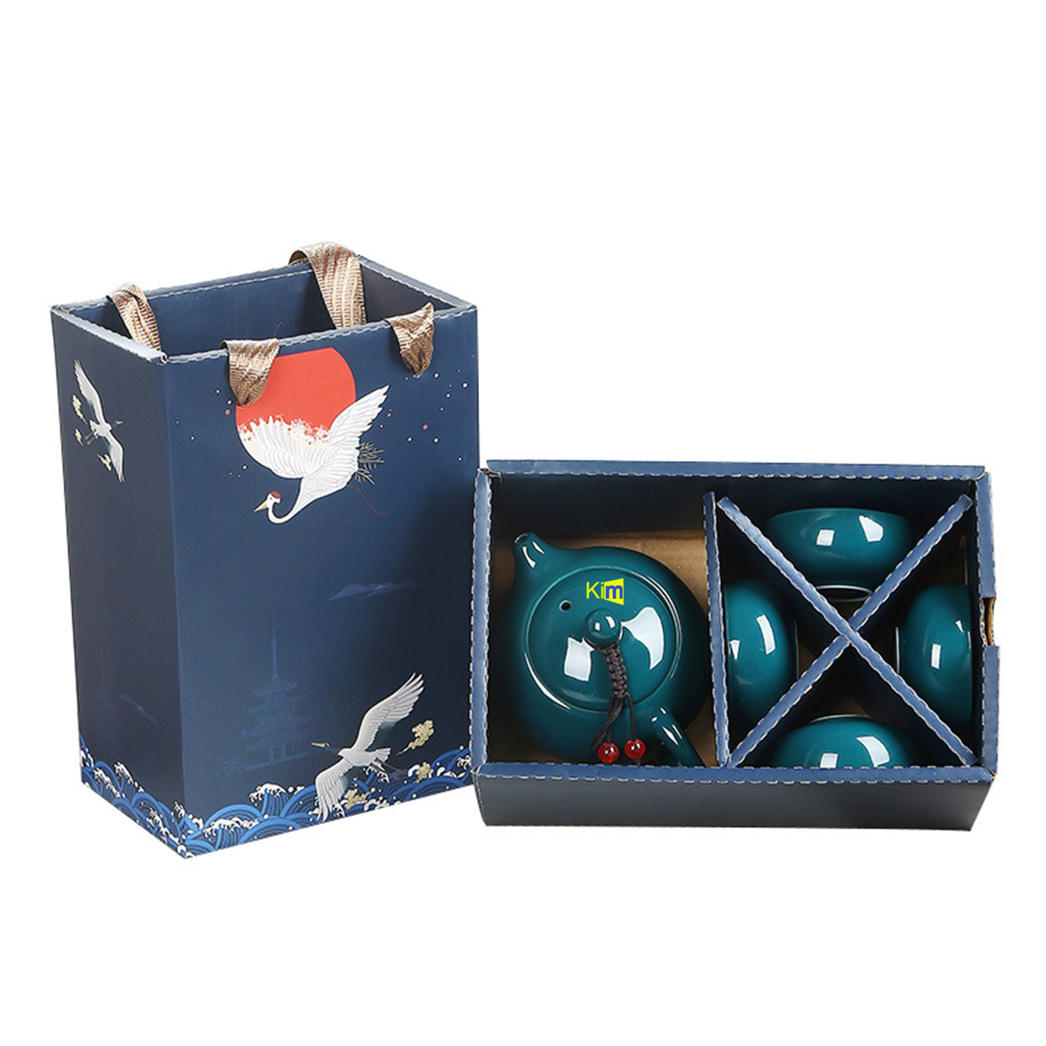 Ceramic Portable Travel Tea Set 1