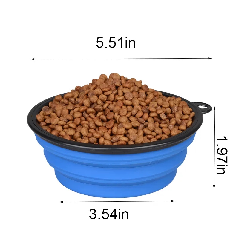 Collapsible Pet Dog Bowl 2