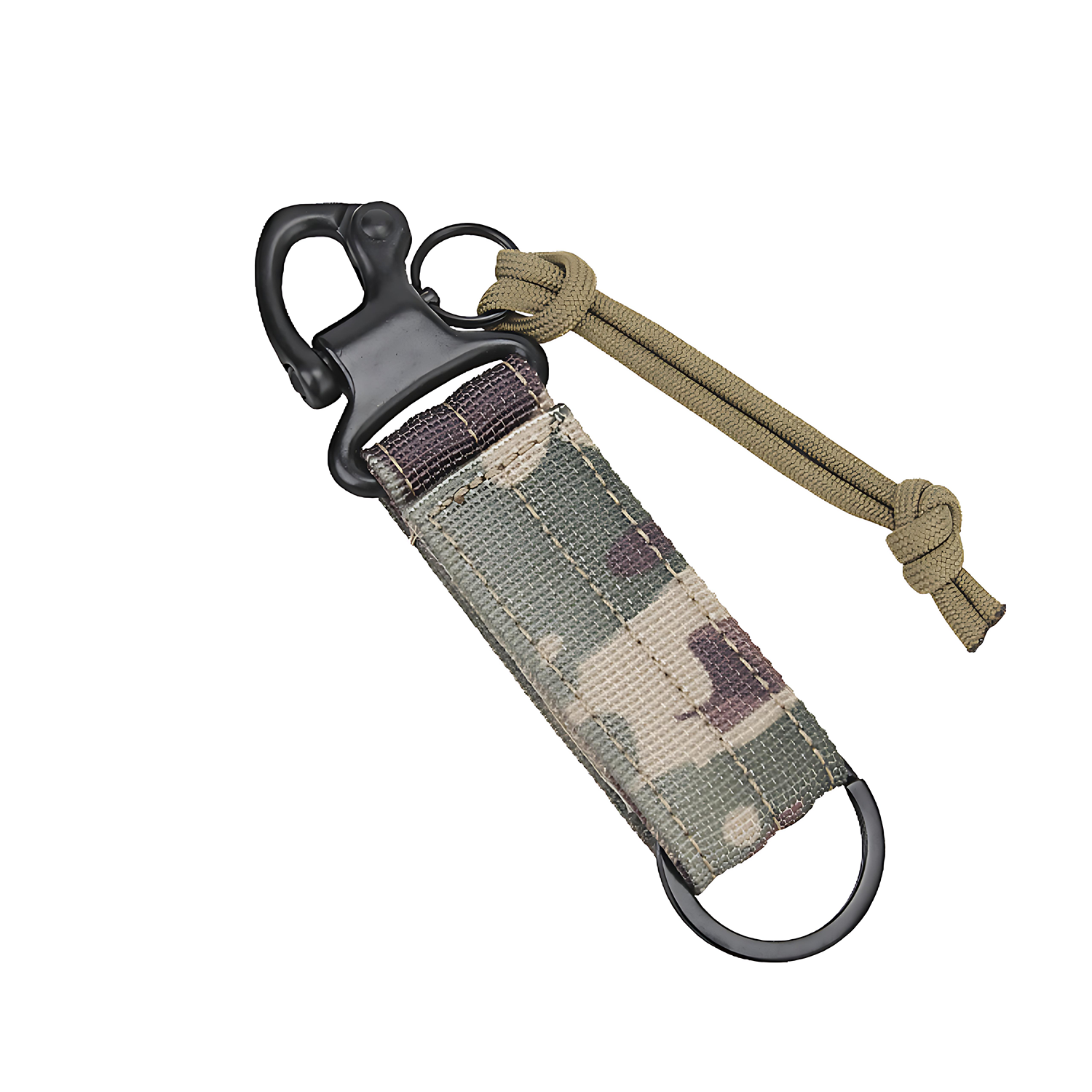 Outdoor Nylon Eagle Beak Hook Keychain with Carabiner 10