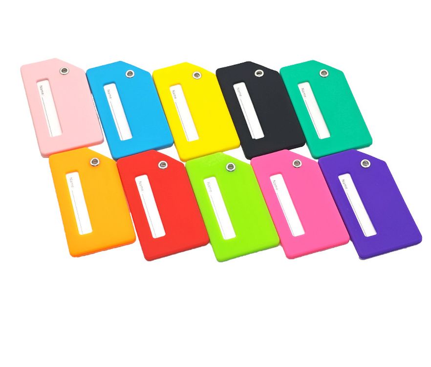 Silicone Luggage Tag, custom luggage tag with logo imprint 2