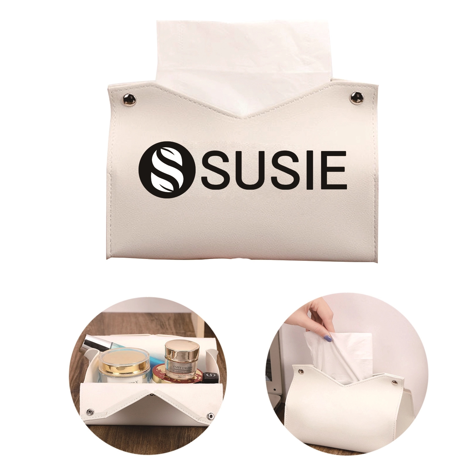 Pu Leather Tissue Box 2