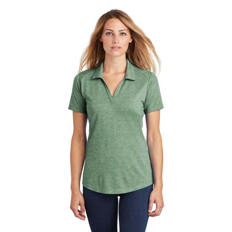 Sport-Tek Women's PosiCharge Tri-Blend Wicking Polo. 17