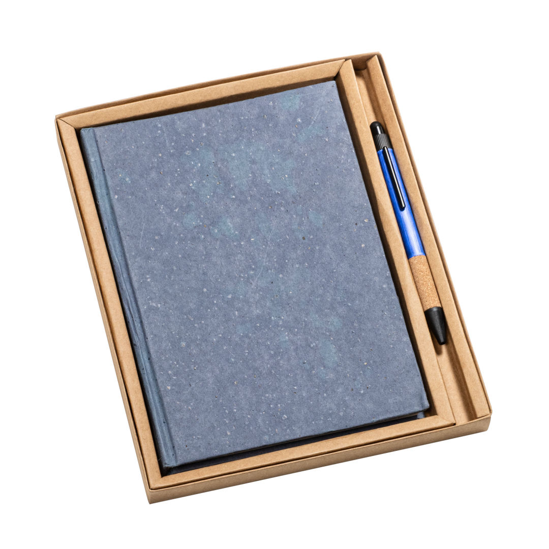 Tree Free Notebook/Manuel Recycled Pen Gift Set 7