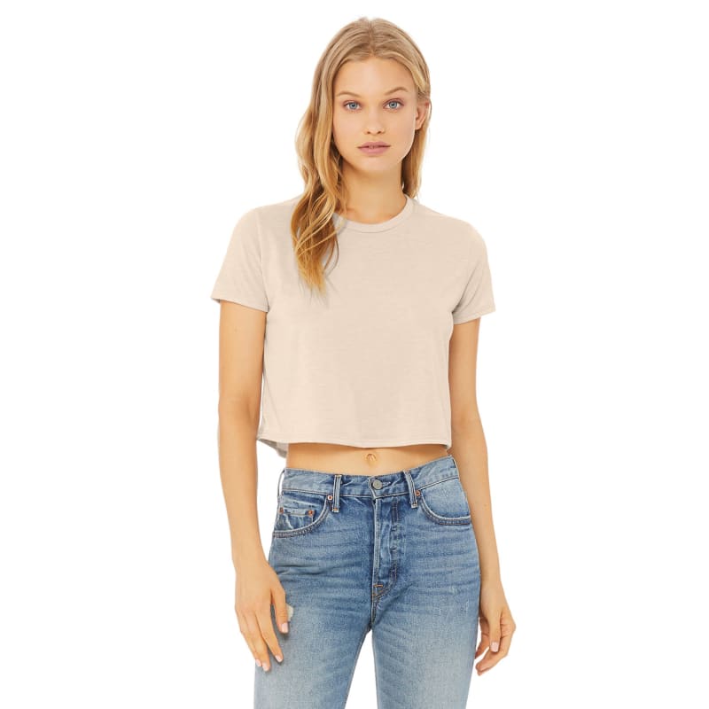 Bella + Canvas Ladies' Flowy Cropped T-Shirt 9