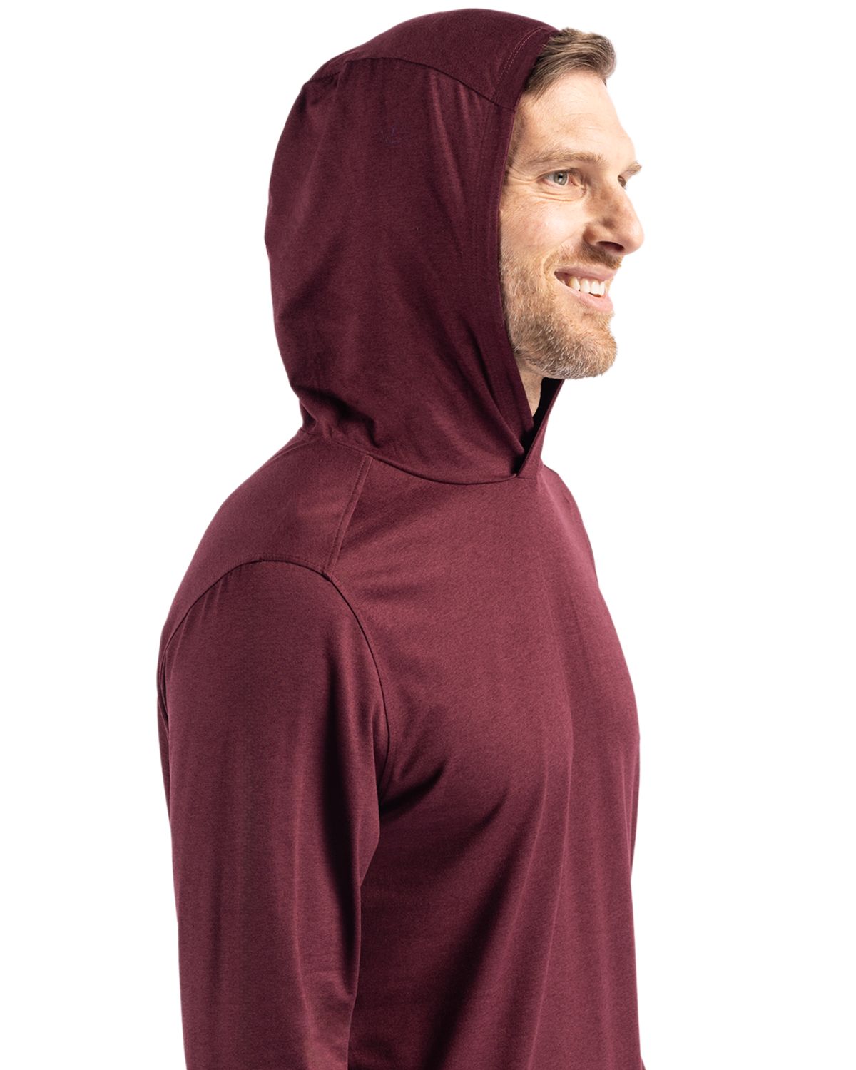 Cutter & Buck Coastline Recycled Double Peached Mens Hooded Pullover 168
