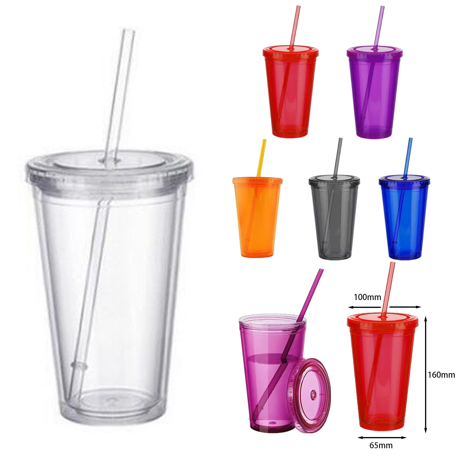 15 Oz. Double Wall Plastic Cup 1