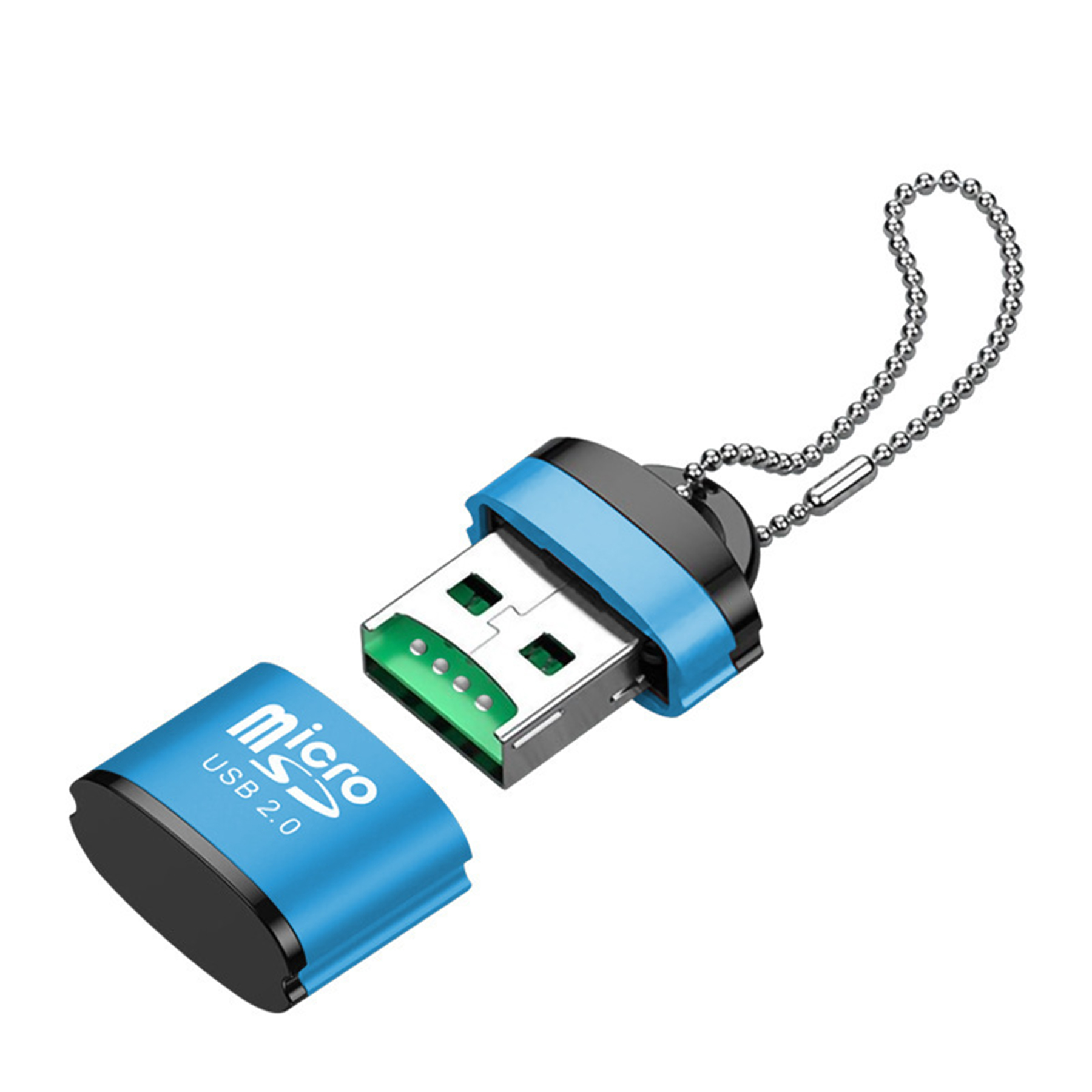 Mini USB TF Card Reader with Keychain 5