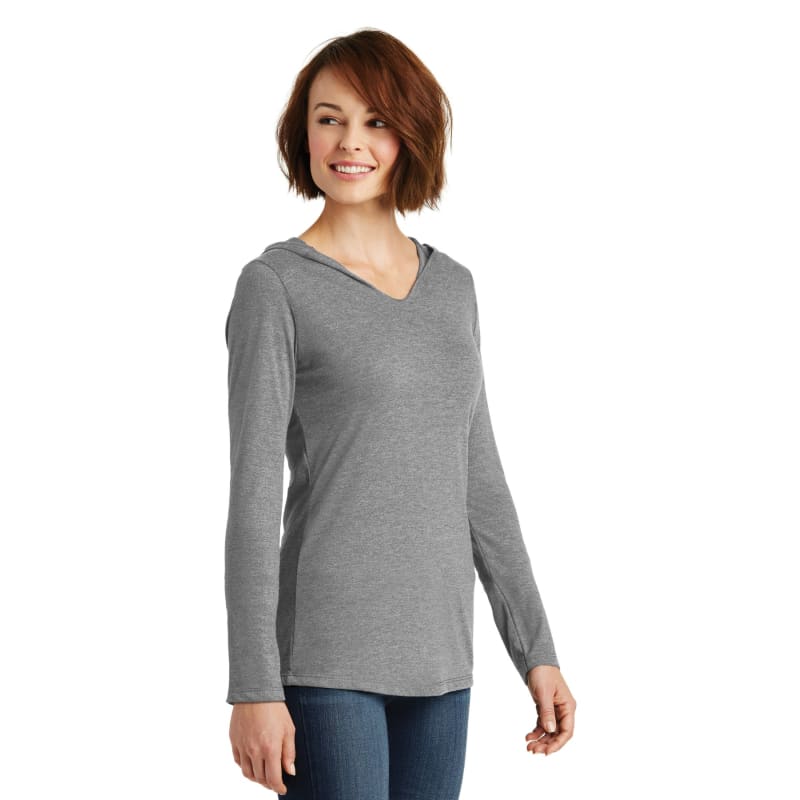 District Women's Perfect Tri Long Sleeve Hoodie. 1