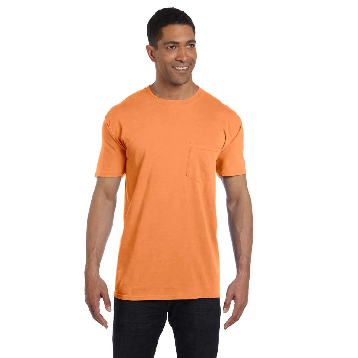 COMFORT COLORS ADULT HEAVYWEIGHT 6.1 OZ. POCKET T-SHIRT 68
