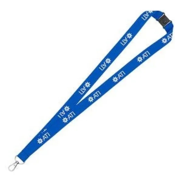 3/4" Eco Friendly rPET Lanyard with Safety Breakaway 3