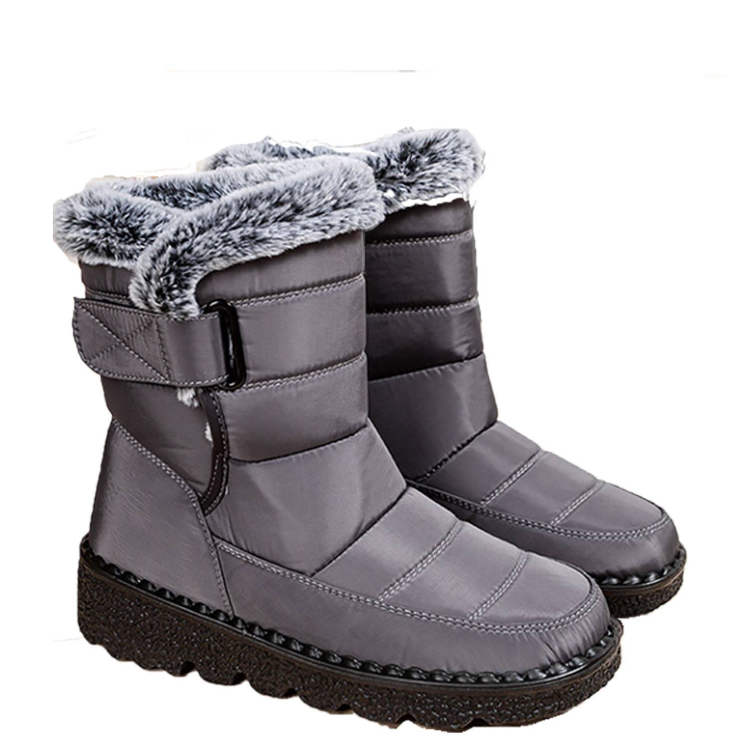 Women's thick-soled winter warm snow boots 5