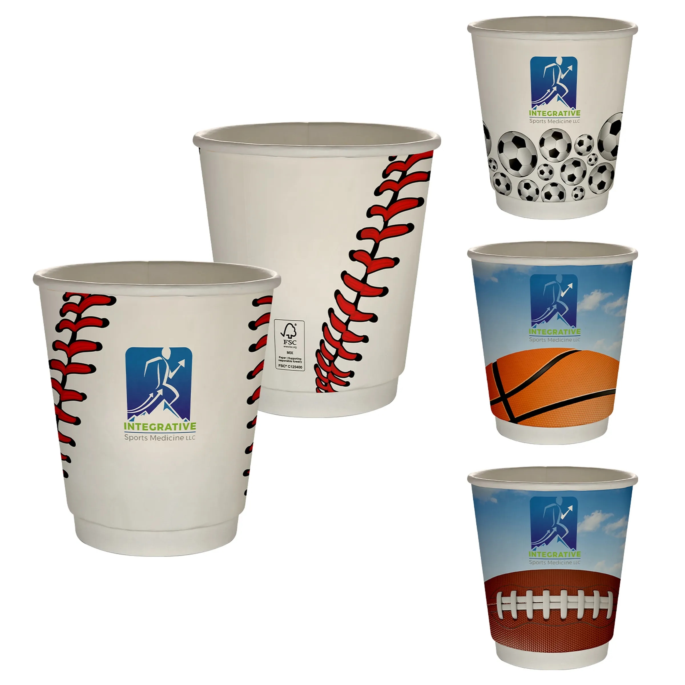 10 oz Full Color Sporty Insulated Paper Cup