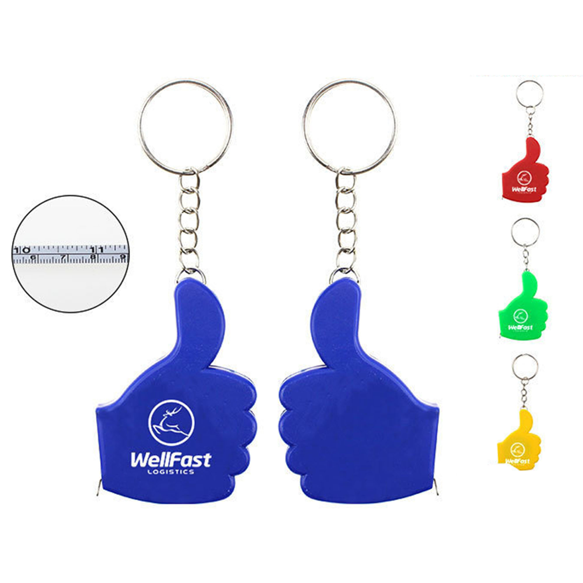 Thumb Tape Measure Keychain 3