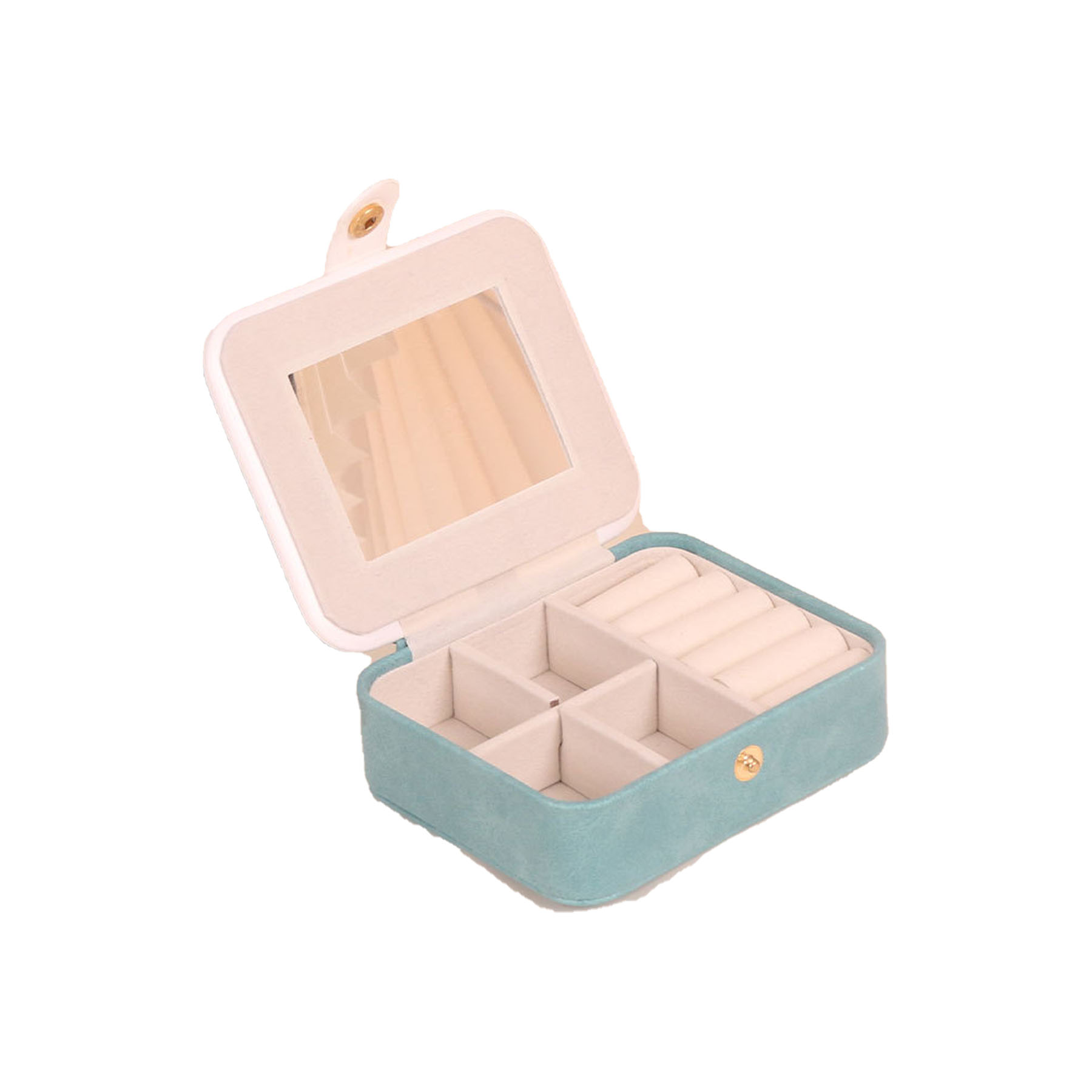 Mini Portable Jewelry Box with Mirror 9