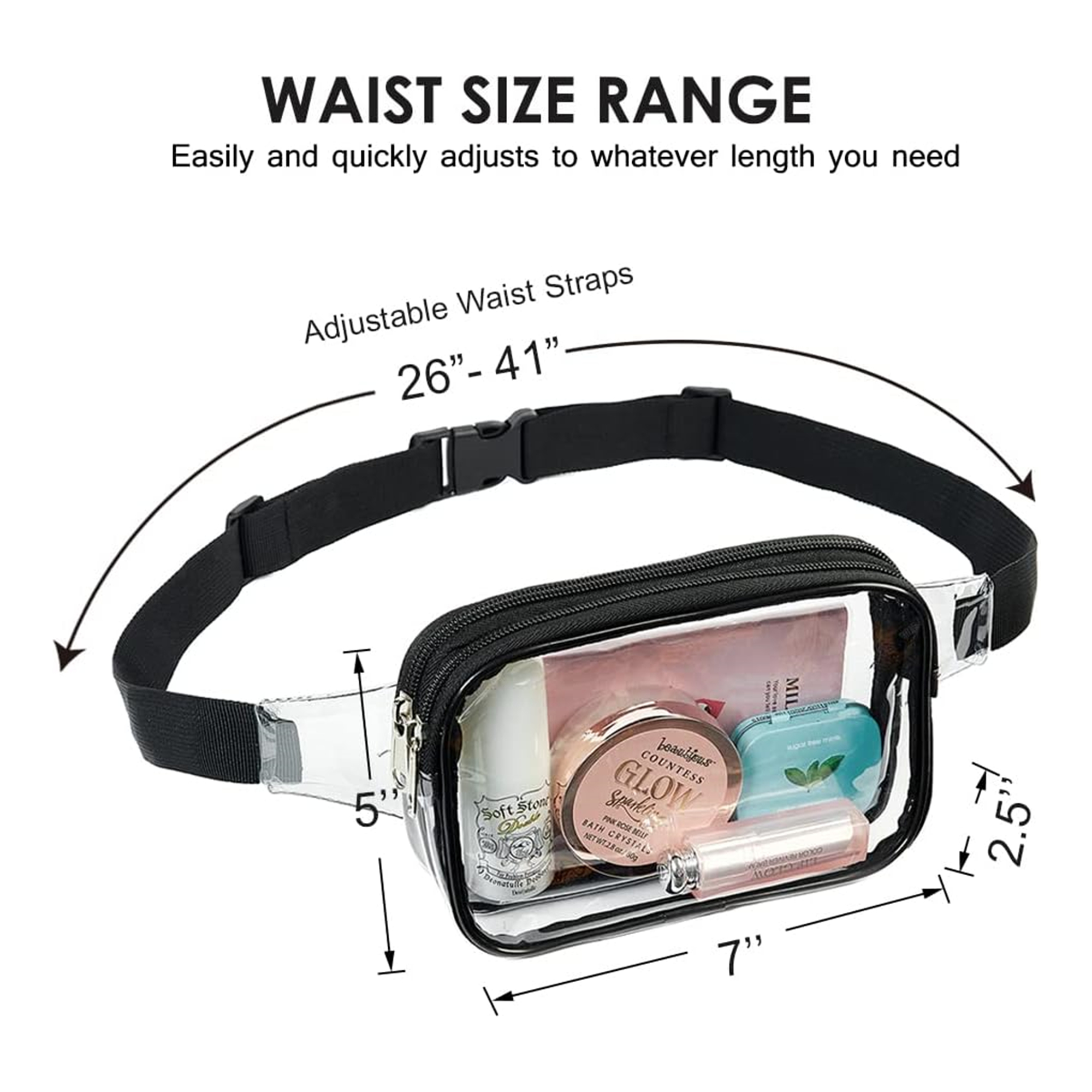 Mini Clear Waist Bag 3