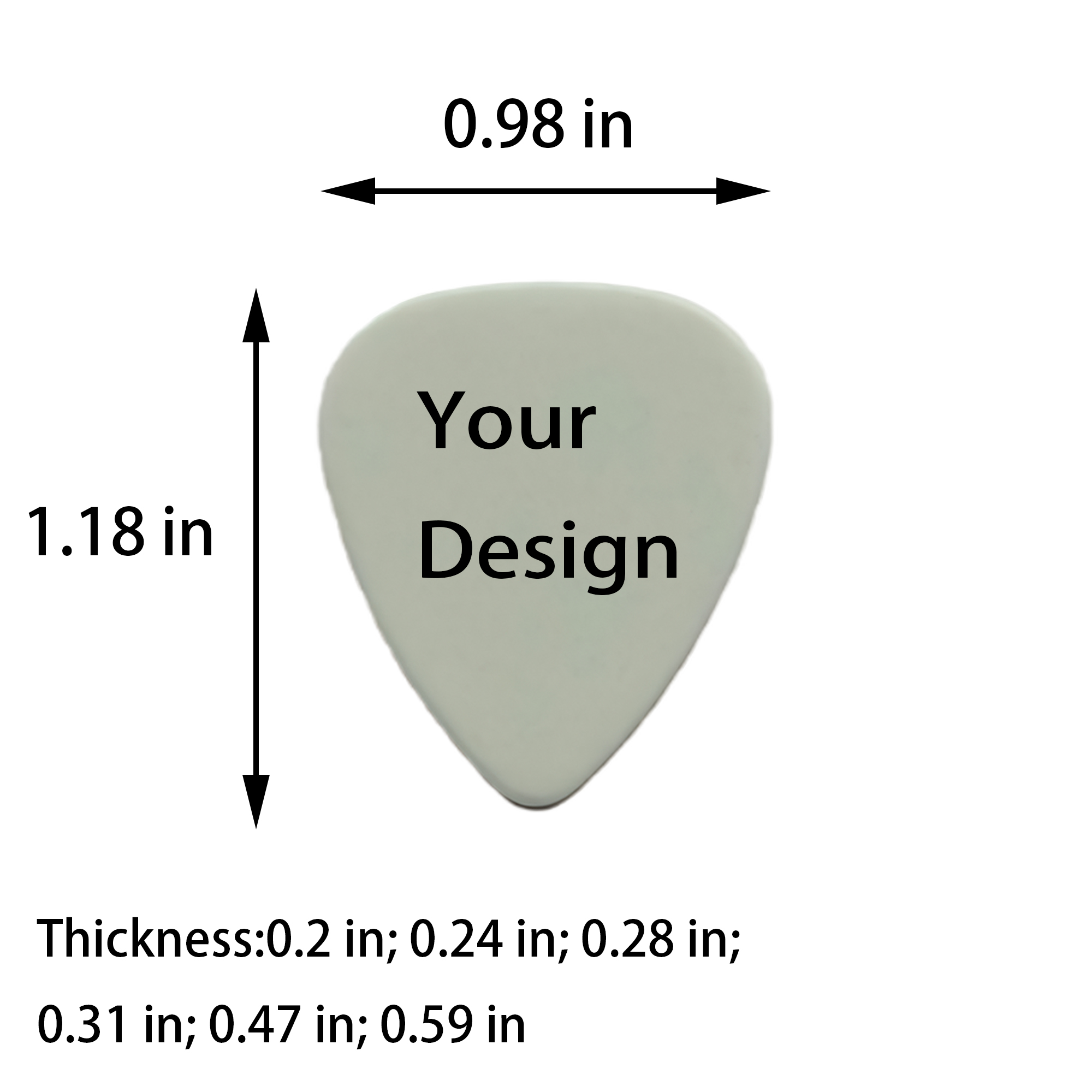 POM Guitar Pick 4